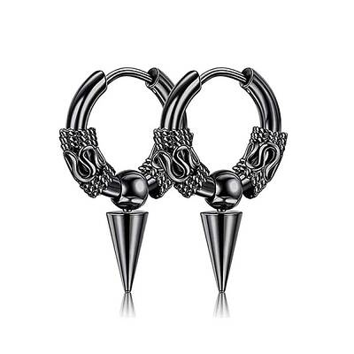 304 Stainless Steel Hoop Earrings