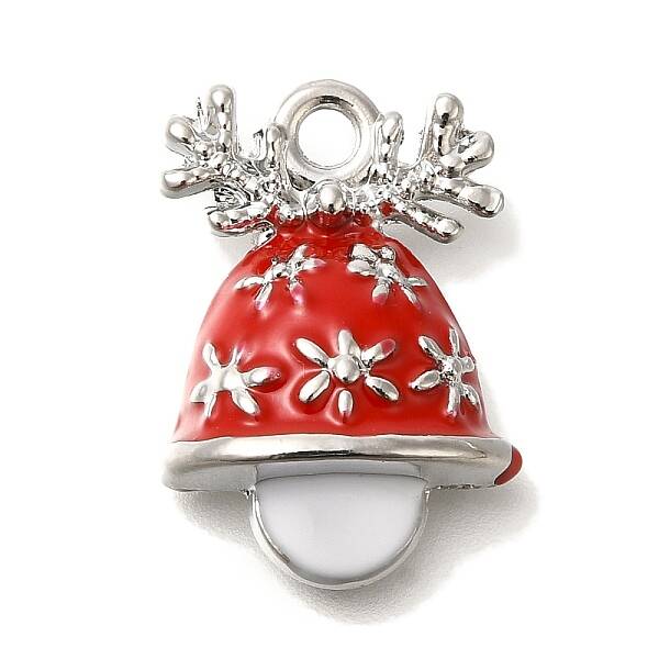 Christmas Theme Alloy Enamel Pendants