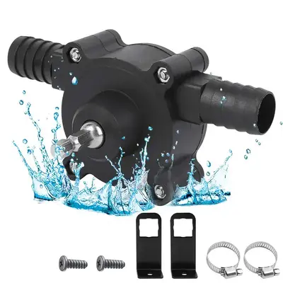 Hand Electric Drill Pump, Portable Self Priming Water Transfer Pump, Hand Drill Powered Water Pump, Mini Water Pump, Househol...