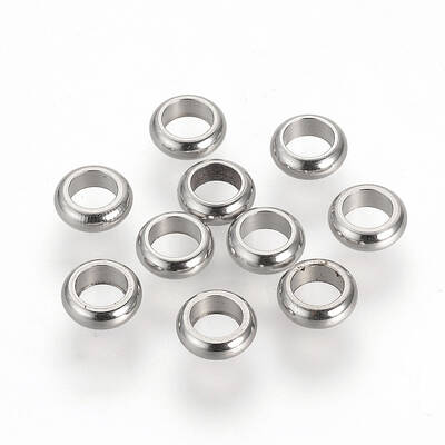 Tarnish Resistant 201 Stainless Steel Spacer Beads
