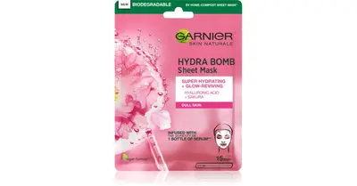 Garnier SkinActive Bomb (Sakura) - Hydrating Face Mask - 1.0k