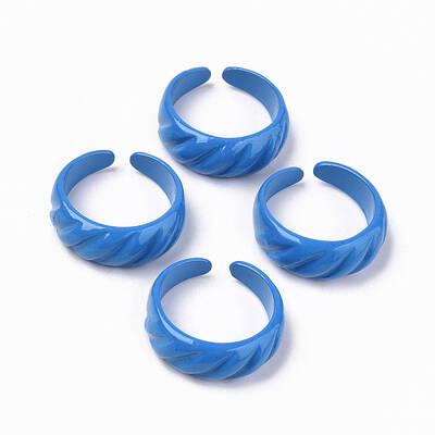 Spray Painted Alloy Cuff Rings