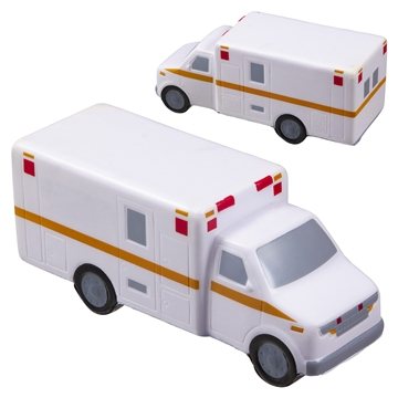 100 Promotional Ambulance - Stress Reliever - Polyurethane