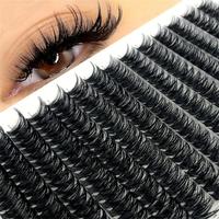Mixed Length Individual False Eyelashes, 280pcs/Box Natural Curl Eye Makeup Strip Lashes, Full Volume Eyelash for Lashes Exte...