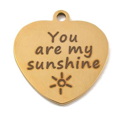 PVD Vacuum Plating 201 Stainless Steel Pendants