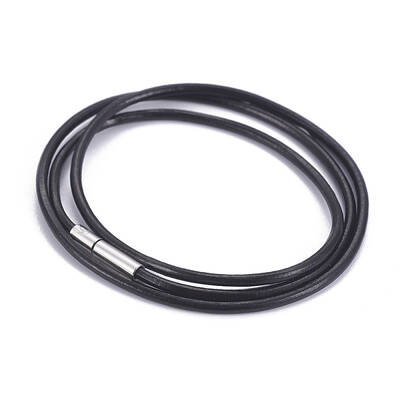 Leather Cord Necklace Making
