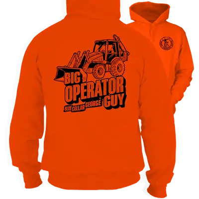 Blue Collar George - Big Operator - Safety Hi-Vis Hoodie