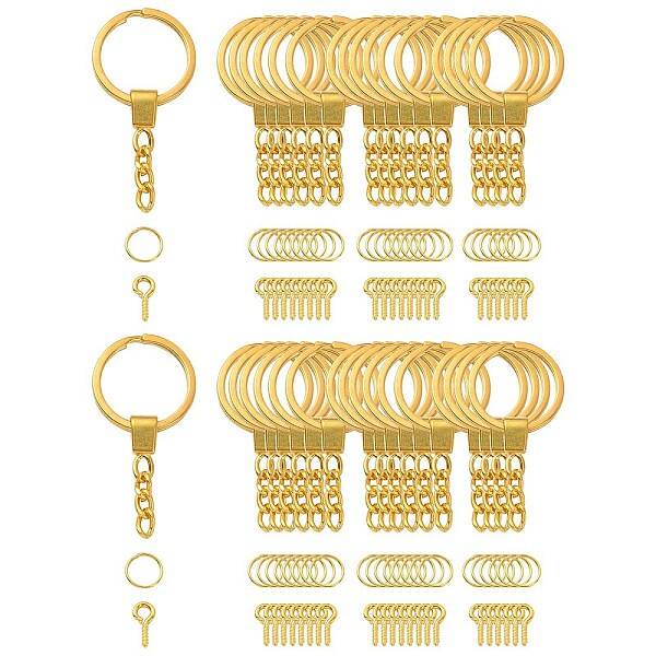 10Pcs Iron Split Key Rings