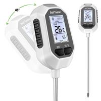 YAMRON 4-in-1 Soil Moisture Meter Digital Plant Temperature/Soil Moisture/PH Meter/Sunlight Intensity Backlight LCD Display S...