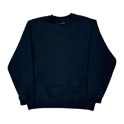 Carhartt Sweatshirt - XL Navy Cotton Blend