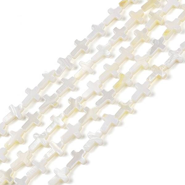 Natural Freshwater Shell Beads Strands