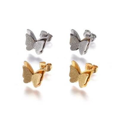304 Stainless Steel Stud Earrings