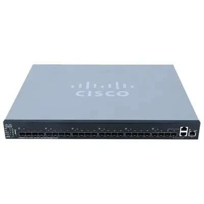 SG550XG-24F-K9-NA-RF Cisco 24x SFP+ 2x Combo SFP with 2x SFP+ Switch