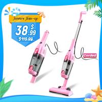 [FathersDayGift] INSE R6X Corded Stick Vacuum, 15KPa Suction with 600W Motor, Ultra-Lightweight Bagless Upright Vacuum with H...