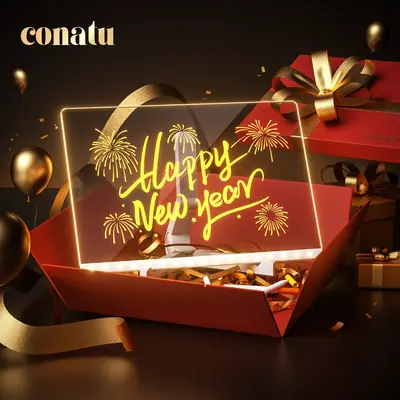 【Christmas Gift, Halloween Gift】conatu Eye-Caring LED Drawing Board, 11.9\