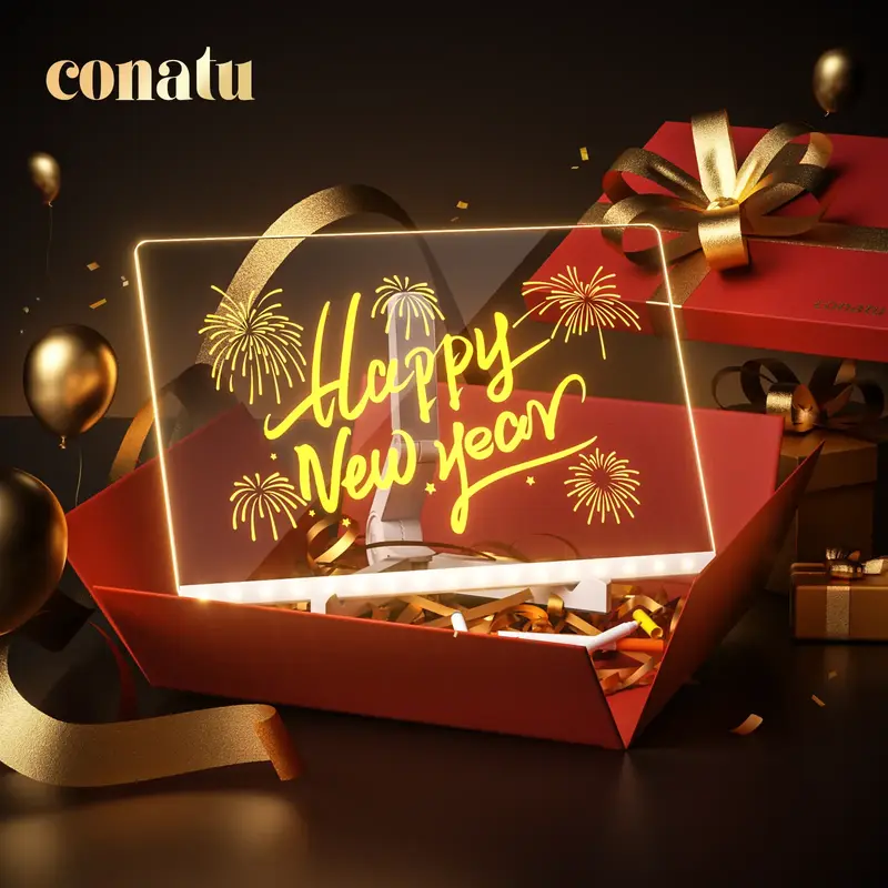 【Christmas Gift, Halloween Gift】conatu Eye-Caring LED Drawing Board, 11.9\