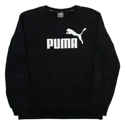 PUMA Mens Sweatshirt Black L