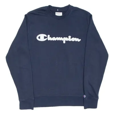 CHAMPION Mens Sweatshirt Blue M