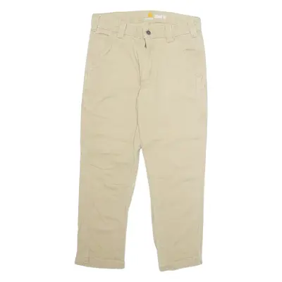 CARHARTT Mens Trousers Beige Relaxed Tapered W30 L25