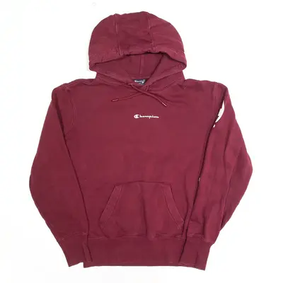 CHAMPION Maroon Pullover Hoodie Mens XS