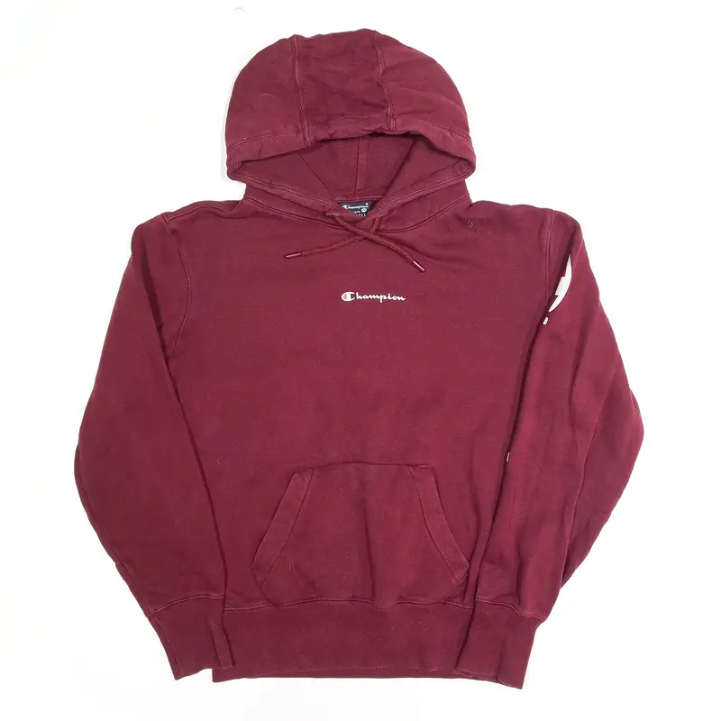 CHAMPION Maroon Pullover Hoodie Mens XS