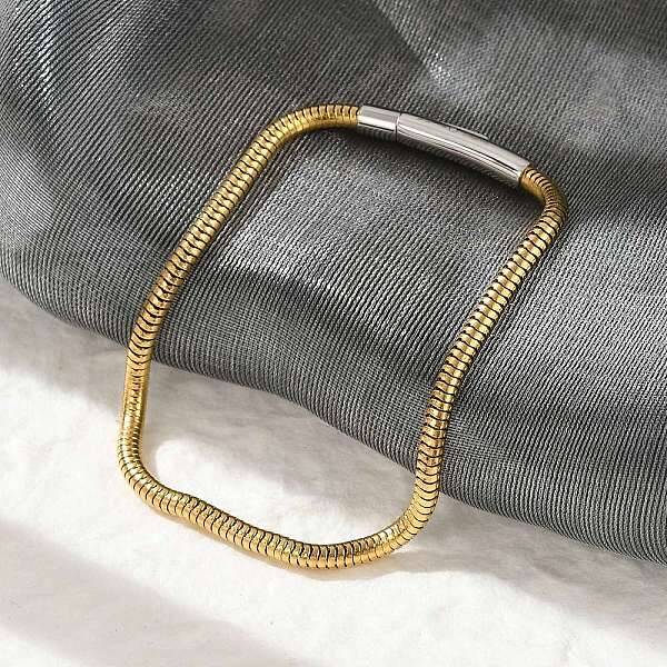 304 Stainless Steel Snake Chain Bracelets for Women