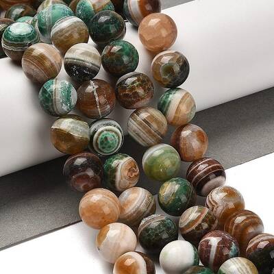 Dyed Natural Agate Beads Strands