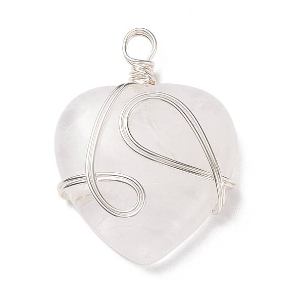 Natural Quartz Crystal Pendants