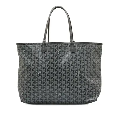 Pre-owned Goyard Canvas Tote Bags Goyardine Saint Louis PM