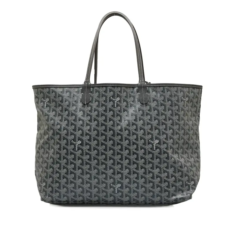 Pre-owned Goyard Canvas Tote Bags Goyardine Saint Louis PM