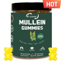 EOCUTE Mullein Gummies 60 Count Dietary Supplement with Quercetin, Bromelain, Elderberry & Marshmallow for Lung Cleanse, 1000...