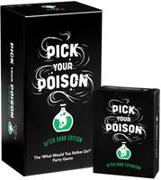 Pick Your Poison After Dark + Expansion Set Party Game - The “What Would You Rather Do?” Adult Card Game for College Stud...