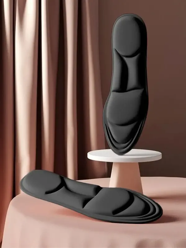 Casual Breathable Mesh Shoes Insoles, Solid Simple Soft Foot Cushion for Running Sports, Breathable Comfortable Shoes Insert ...