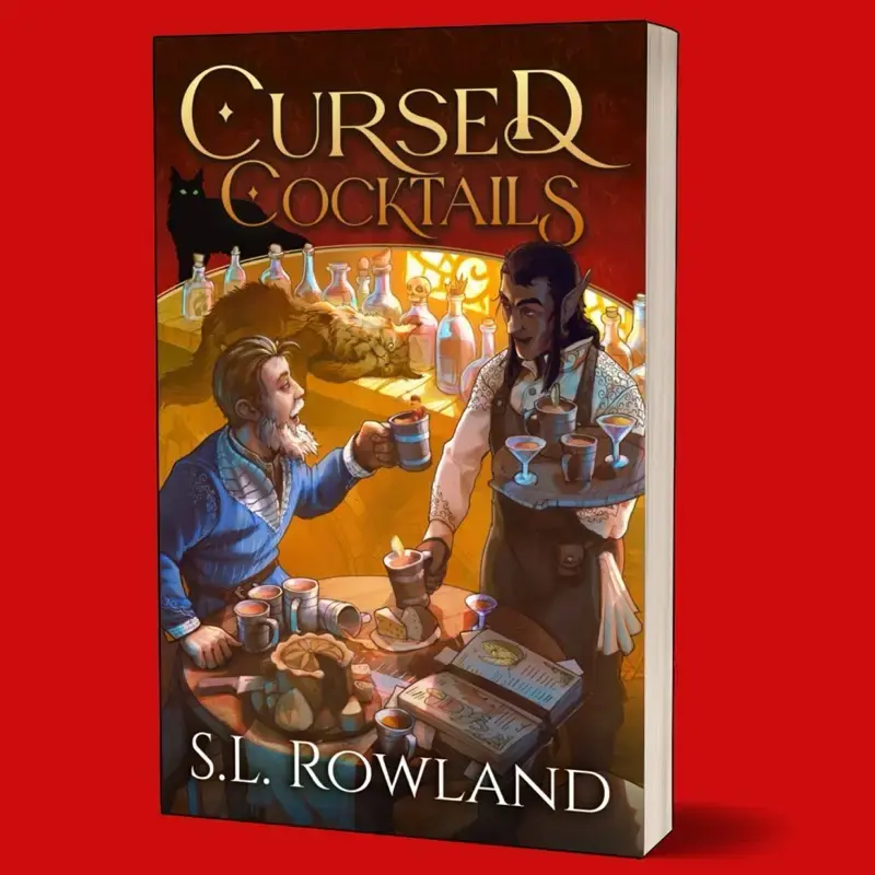 Signed Paperback - Cursed Cocktails: A Cozy Fantasy