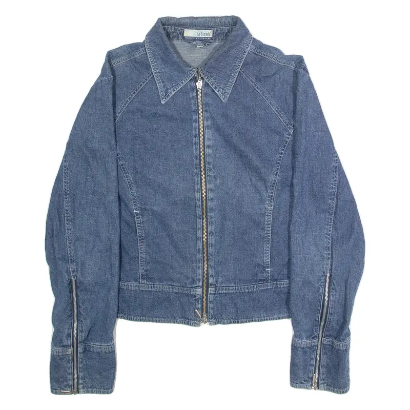 LA STRADA Womens Denim Jacket Blue M