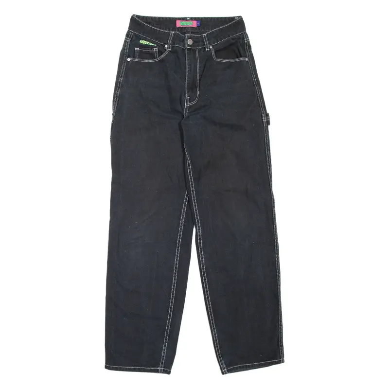 EMPYRE Carpenter Womens Jeans Black Relaxed Tapered W26 L31