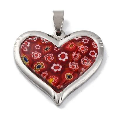 Handmade Millefiore Glass Pendants