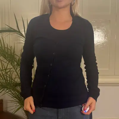 Andrea Sassi Co-Ord - Small Navy Cashmere Blend