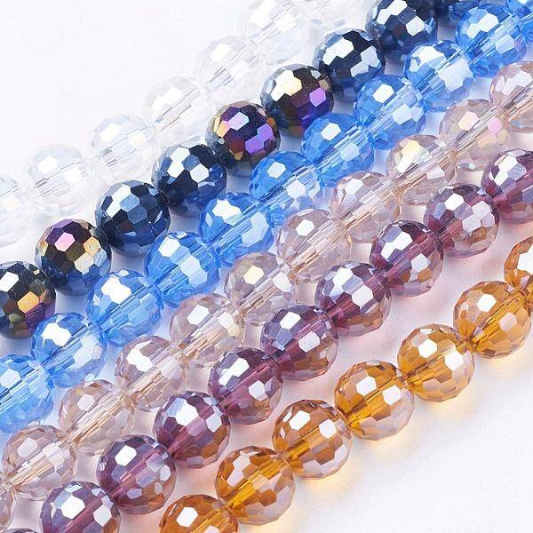 Electroplate Glass Bead Strands