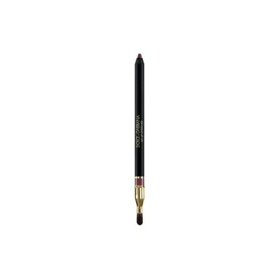 Dolce&Gabbana My Lip Overliner Lip Pencil with Brush Color 06 My Rich Plum - Warm Red Toned Purple 1.2 g