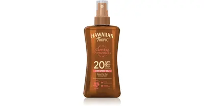 Hawaiian Tropic Protective Dry Spray Oil Spf20 Medium 200ml