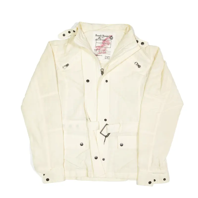 BOMB BOOGIE Shell Jacket Cream Womens M