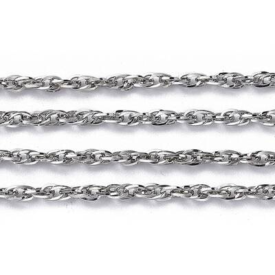 Tarnish Resistant 304 Stainless Steel Rope Chains