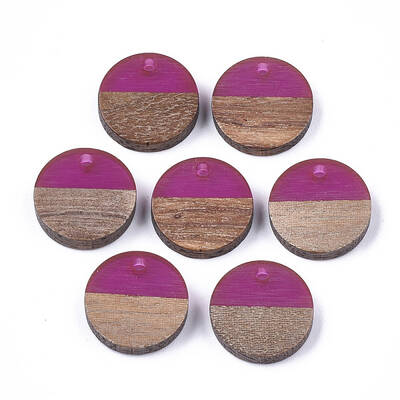 Resin & Walnut Wood Pendants