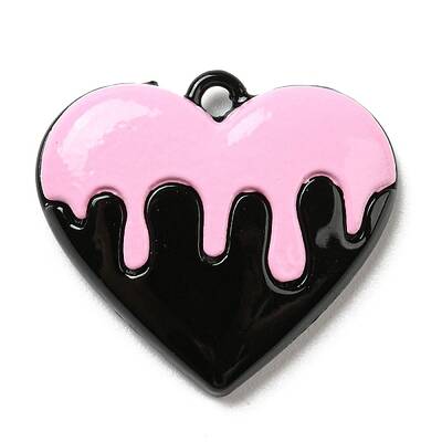 Spray Painted Alloy Pendants