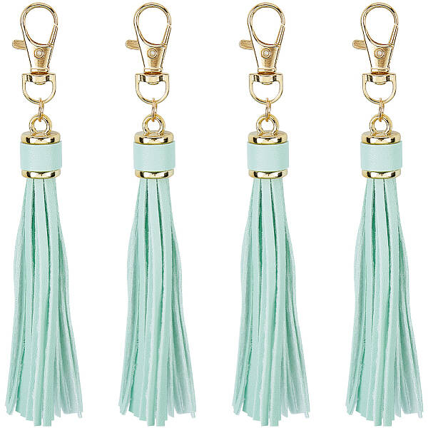 4Pcs PU Leather Pendant Decorations
