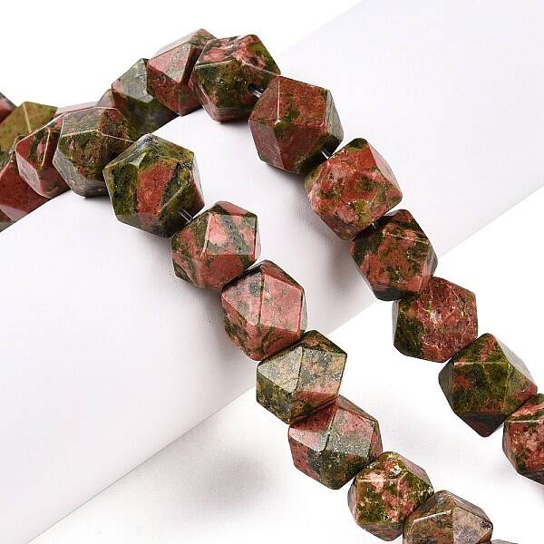 Natural Unakite Beads Strands