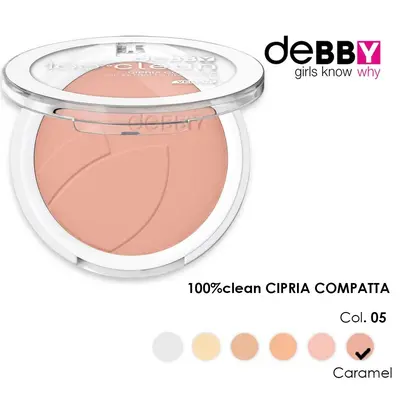 Debby Debby 100% Clean Face Powder 5 Caramel
