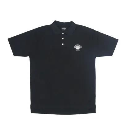 HARD ROCK CAFE Munich Polo Shirt Black Short Sleeve Mens M
