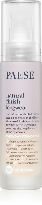 Country Nanorevit long-lasting foundation nourishing effect color 2.5 sand Beige 30 ml